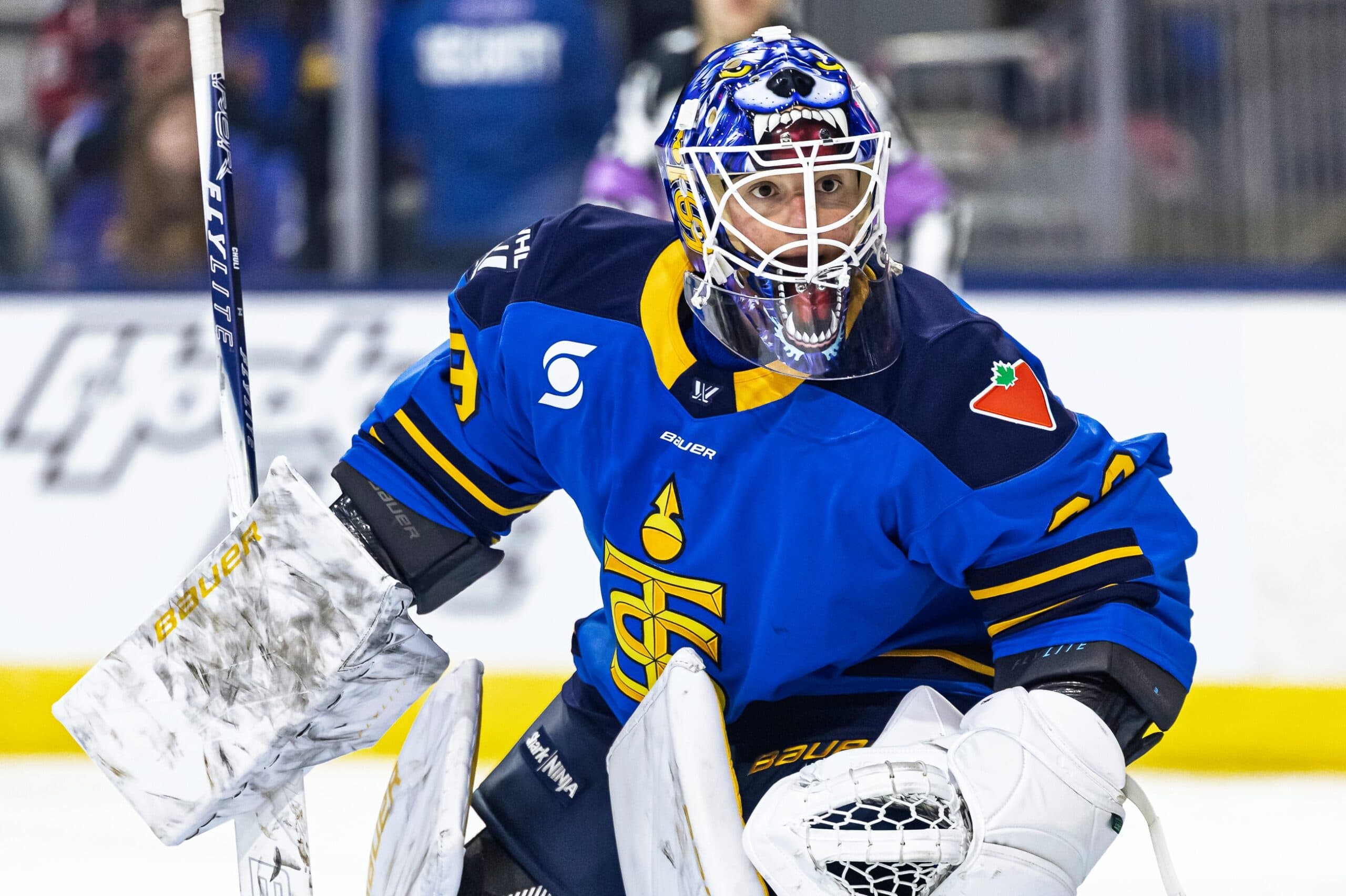 Toronto Sceptres goaltender Elaine Chuli