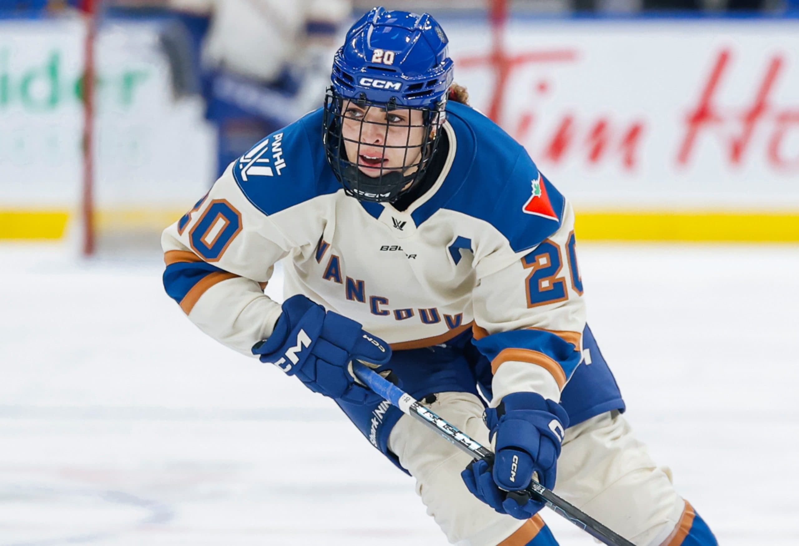 Vancouver Goldeneyes forward Sarah Nurse