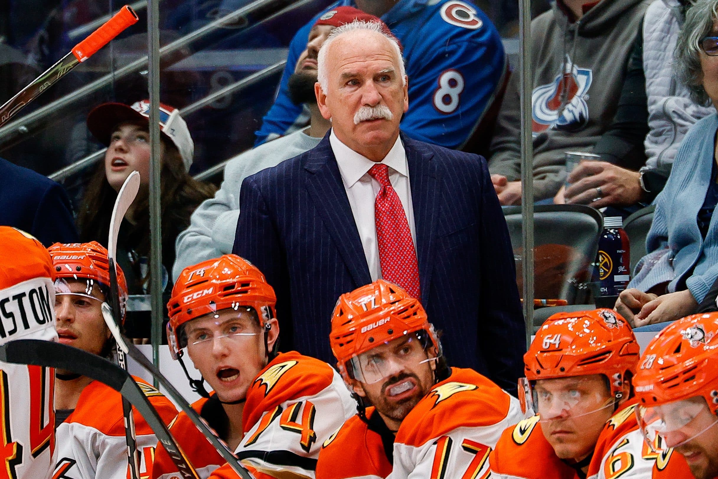 Anaheim Ducks coach Joel Quenneville