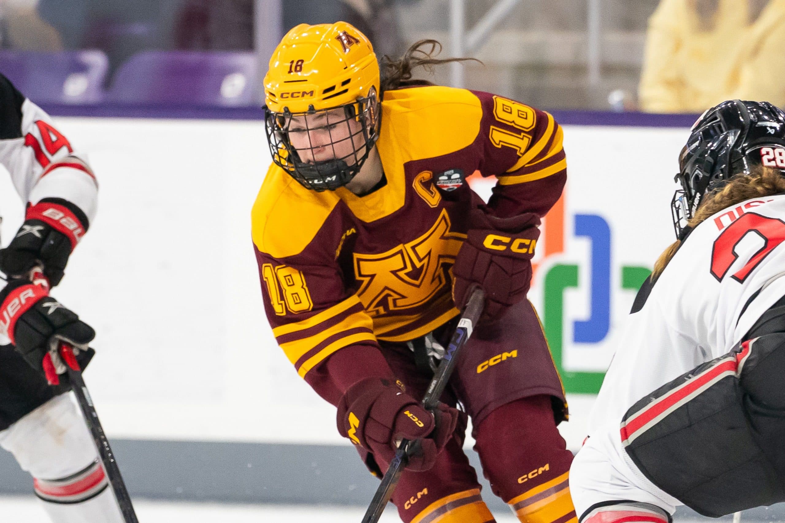 Minnesota forward Abbey Murphy