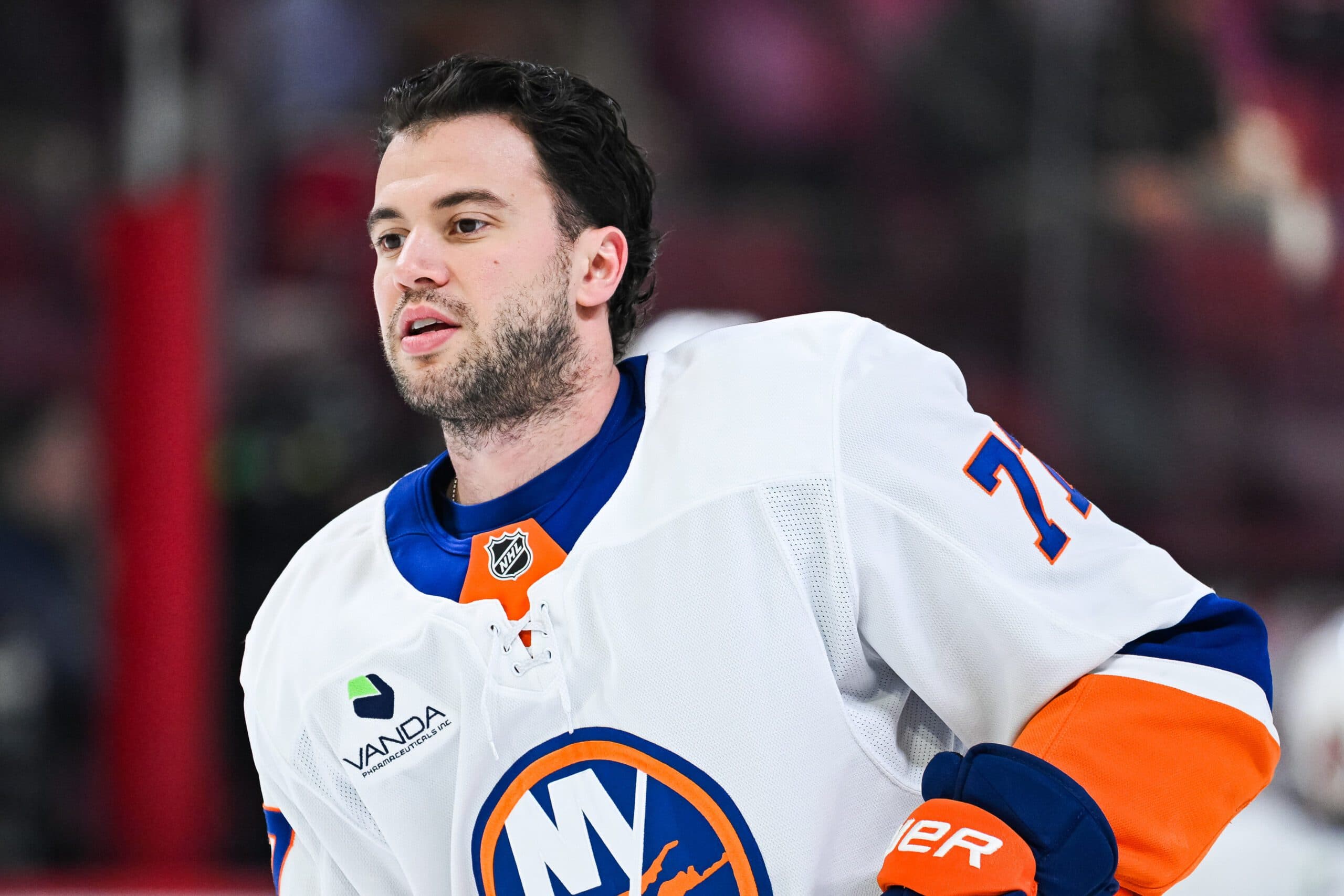 Islanders’ DeAngelo out with lower-body injury; Pulock a game-time decision