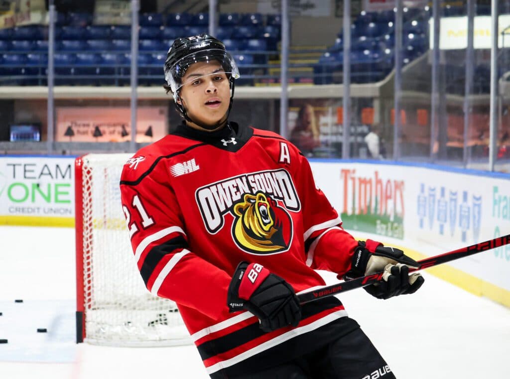 Pierce Mbuyi (Natalie Shaver/OHL Images)