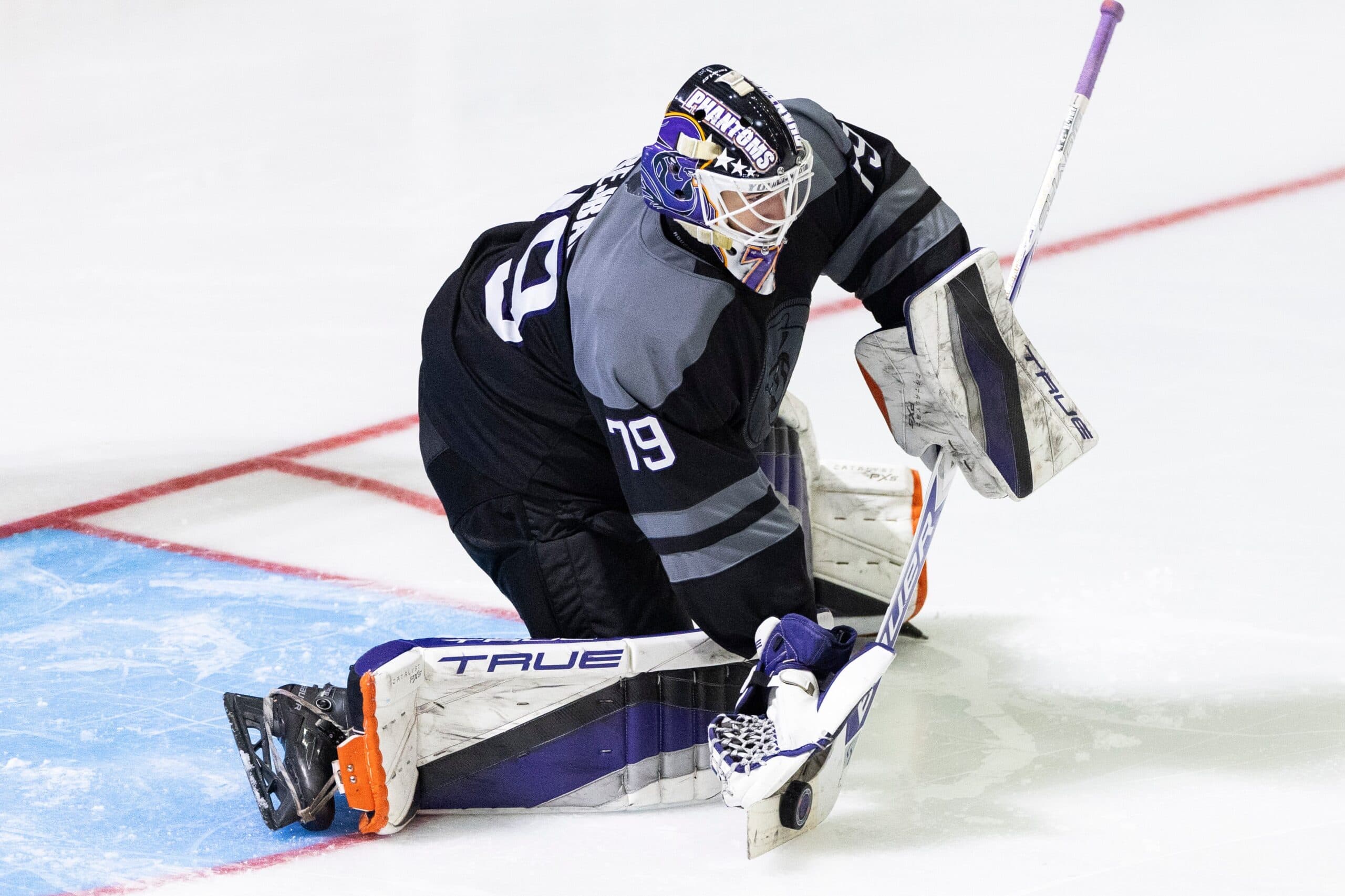 Youngstown Phantoms goaltender Tobias Trejbal