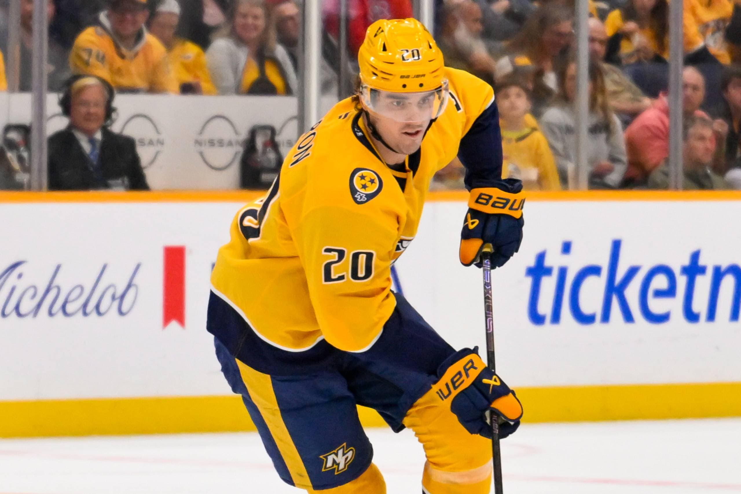 Predators sign Justin Barron to one-year contract